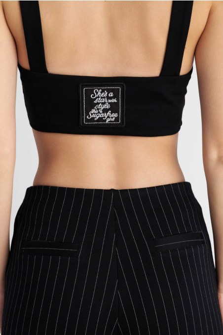 SOFT LIGHT TOUCH CROPPED TOP WITH STRAPS-26818043-110