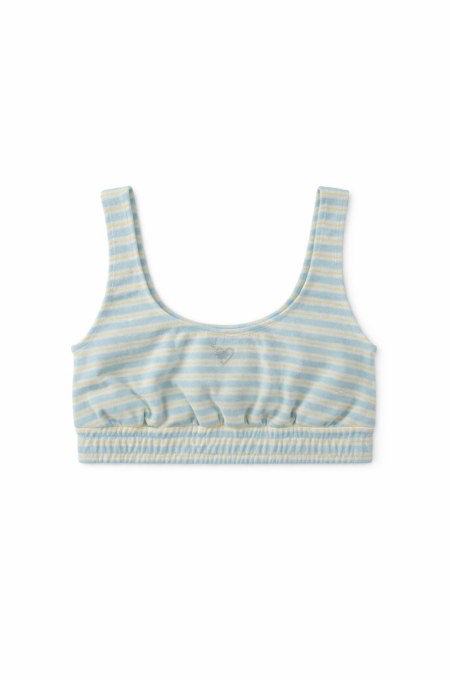 TERRY CROP TOP WITH STRIPES-26818072-987