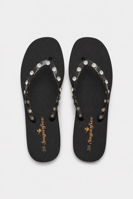 STRASS EMBELLISHED FLIP FLOPS-26819021-110