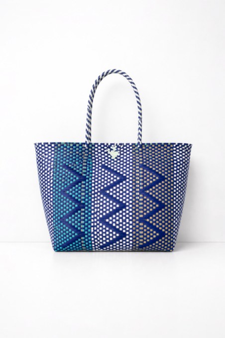 WOVEN GEO TOTE BAG-26819032-999