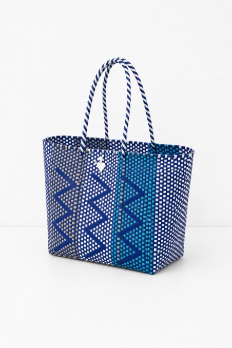 WOVEN GEO TOTE BAG-26819032-999