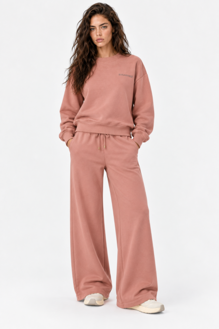 HIGH WAISTED FLARED COTTON PANTS-26831069-720