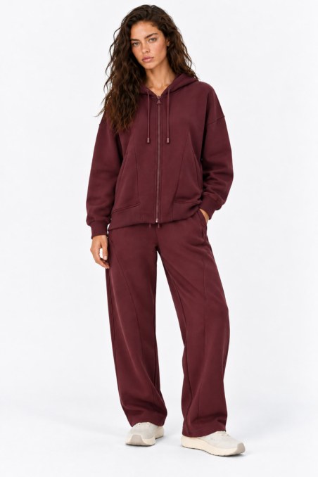 HIGH WAISTED BARREL COTTON PANTS-26831071-636