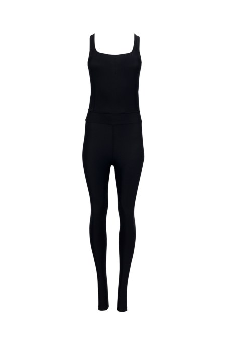 STRETCH SPORTS JUMPSUIT WITH OPEN BACK AND CRISSCROSSED STRAPS-26847013-110