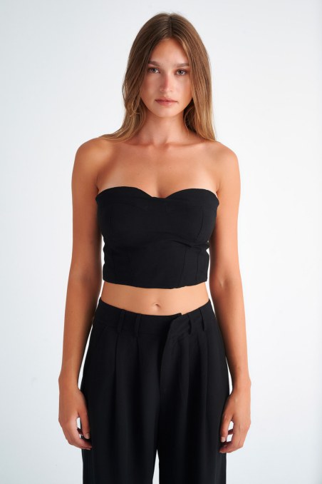 'KENDALL + KYLIE' ΣΤΡΑΠΛΕΣ ΚΟΝΤΟ ΤΟΠ ΣΕ ΣΤΥΛ ΚΟΡΣΕ-KKW404002-001